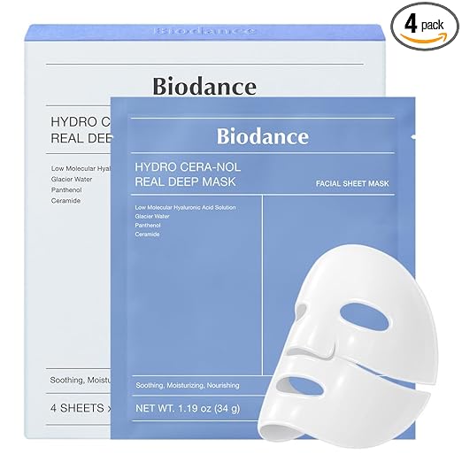 Biodance Hydro Cera-nol Real Deep Mask, Overnight Hydrogel Mask