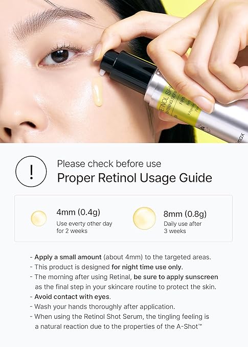 Celimax The Vita-A Retinol Shot Tightening Serum with Pure Vitamin-A, 0.1% Retinol, 9 Peptides & Panthenol for Pore Minimizing, Wrinkles & Fine Lines, Firmer Skin, Anti-Aging, Skin Smoothing (30ml)