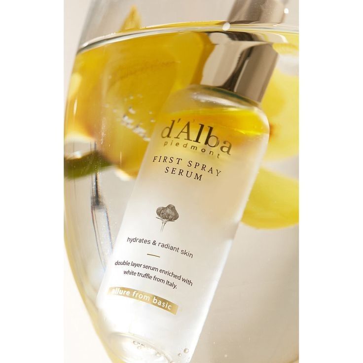 D'alba Piedmont Italian White Truffle Spray Serum, Vegan Skin Care, Hydrating Face Moisturizer, Glow Serum for Radiant Skin, Non Comedogenic, All In One Mist, Korean Skin Care (3.38 fl oz/100ml)