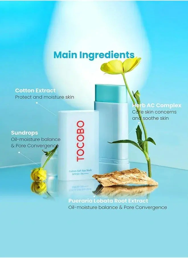 Tocobo Cotton Soft Sun Stick SPF50+