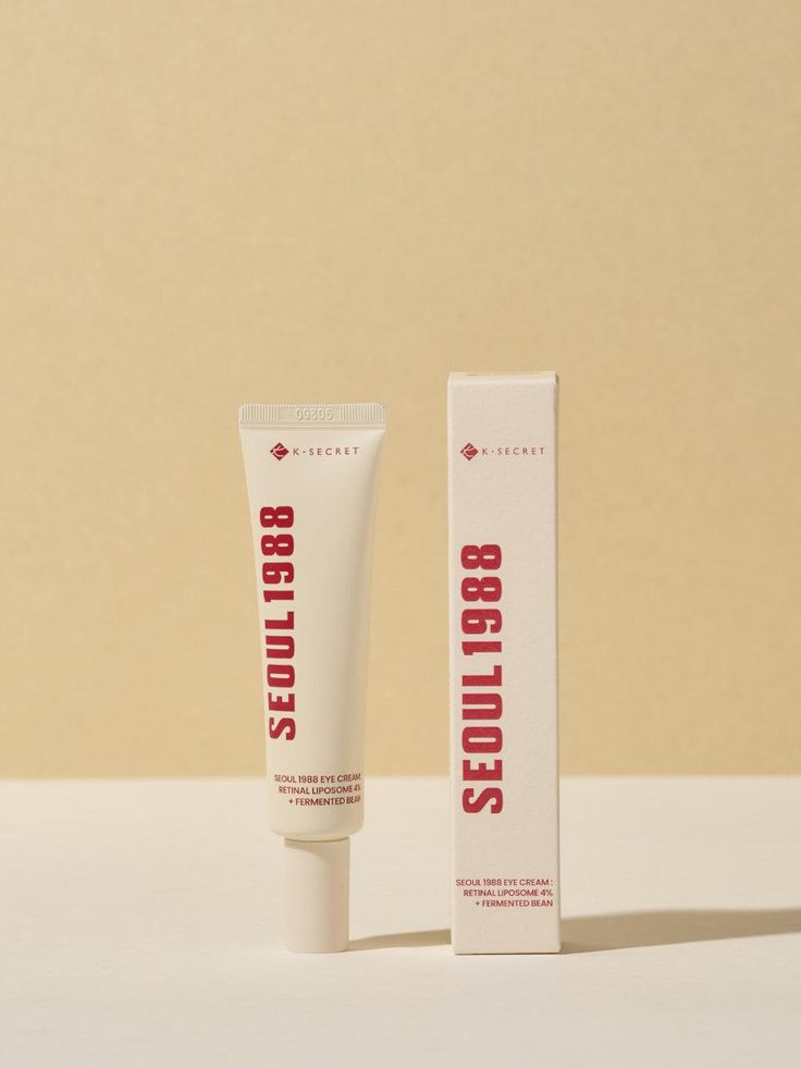 SEOUL 1988 Eye Cream K : Retinal Liposome 4% + Fermented Bean, wrinkle care, anti-aging, skin elasticity, pigmentation, brightening, retinol, 30ml/1.01 fl.oz.