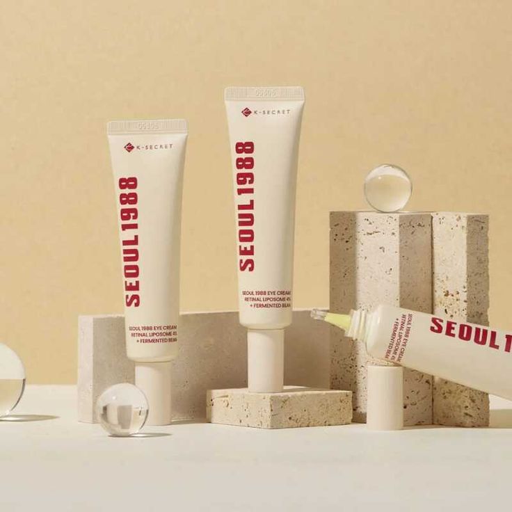 SEOUL 1988 Eye Cream K : Retinal Liposome 4% + Fermented Bean, wrinkle care, anti-aging, skin elasticity, pigmentation, brightening, retinol, 30ml/1.01 fl.oz.